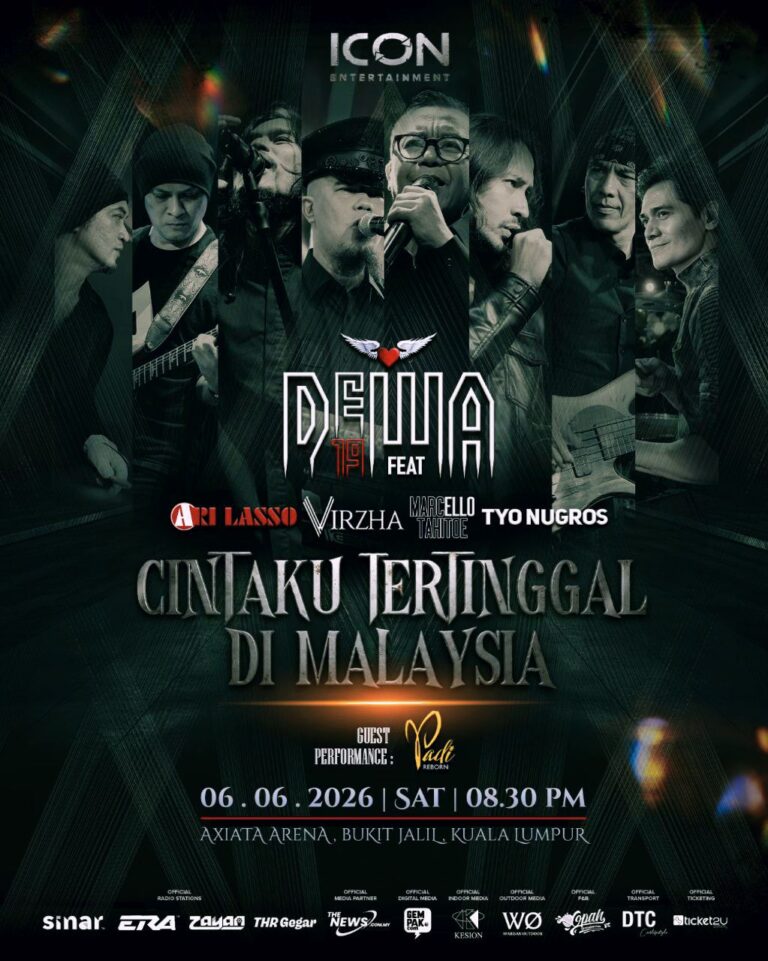 Demi ‘Cintaku Tertinggal di Malaysia’, Dewa 19 bawa tiga vokalis serta Padi Reborn