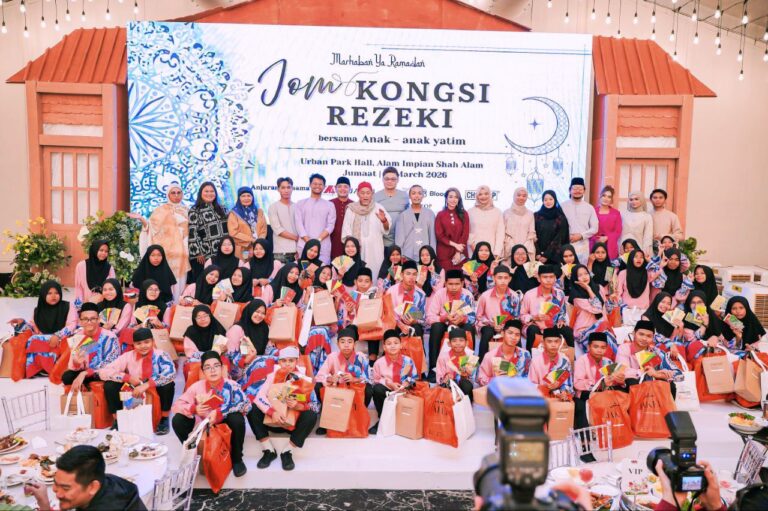 Muhamad Izzat kongsi rezeki bersama anak yatim, tanda balas budi