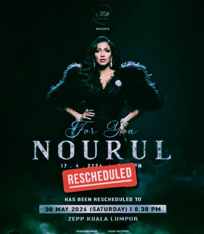 Kegagalan mengajar Nourul menjadi kuat, anjur konsert sendiri