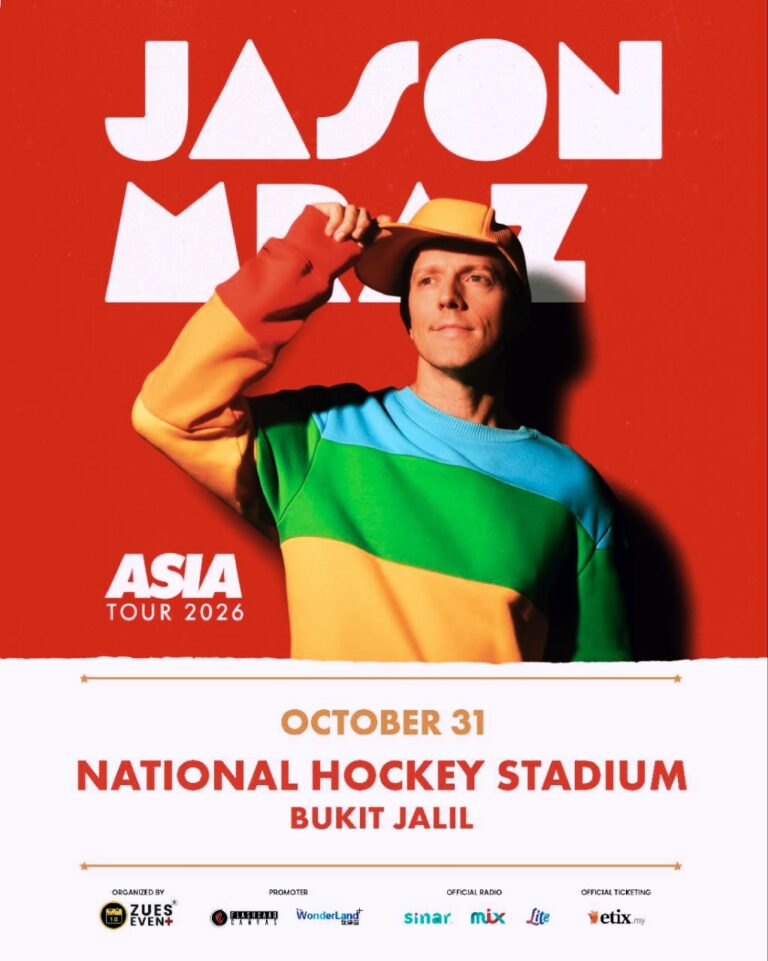 Jason Mraz kembali ke Malaysia selepas tujuh tahun