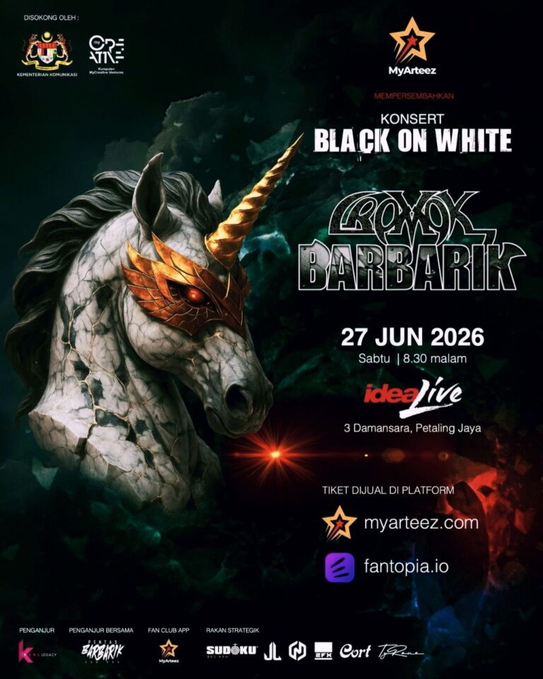Peminat bakal tonton keunikan muzik di konsert Black On White: Cromok-Barbarik
