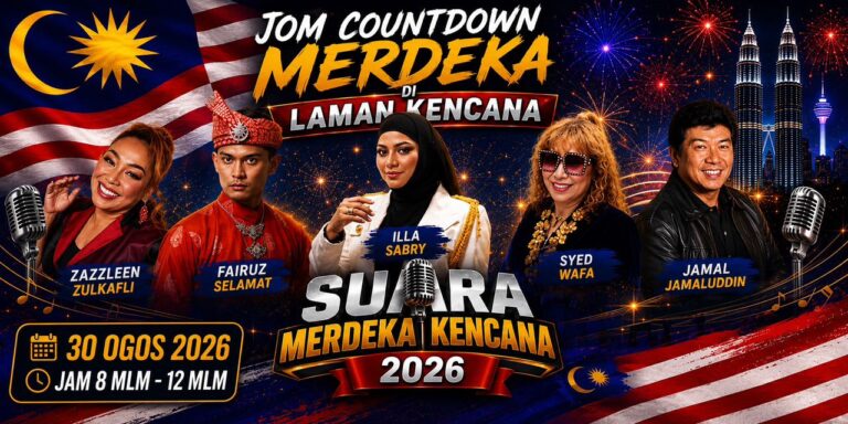 Selebriti Terkenal Jayakan “SUARA MERDEKA KENCANA 2026” Malam Ini