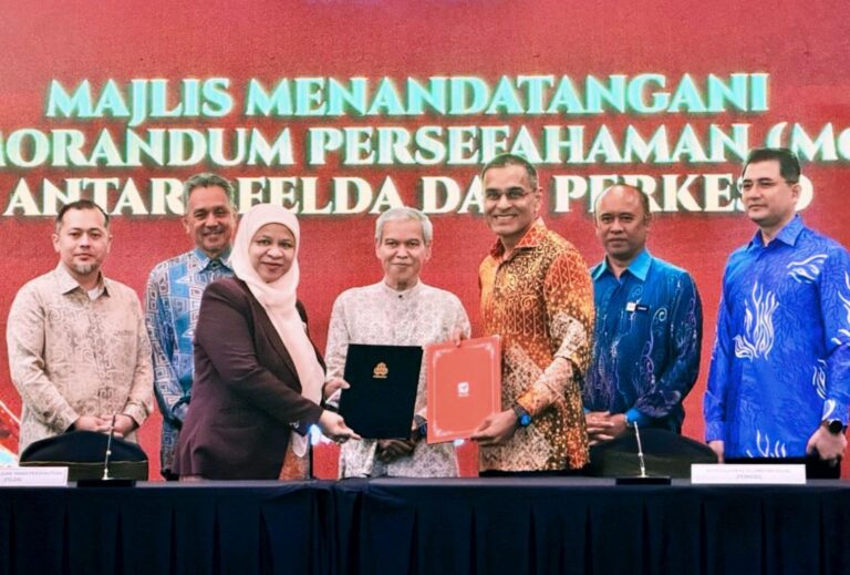 FELDA DAN PERKESO PERKUKUH JARINGAN PERLINDUNGAN SOSIAL, PERKASA KESEJAHTERAAN KOMUNITI FELDA